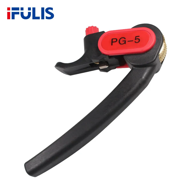 PG-5 스트리퍼 케이블 나이프 래칫 휠 유형 케이블 ≥25mm 원형 케이블 필링 플라이어 도구용 스트리핑