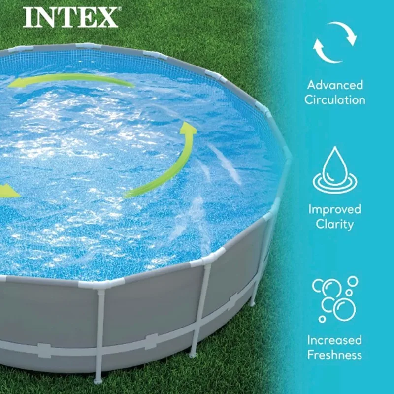 Intex 26651EG 3,000 GPH Above Ground Pool Sand Filter Pump 5