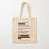 The Secret History Donna Tartt Quote Cot  Canvas Bag Shoulder Bag Foldable Women Fashion Grocery Reusable Shopper Fabric 1