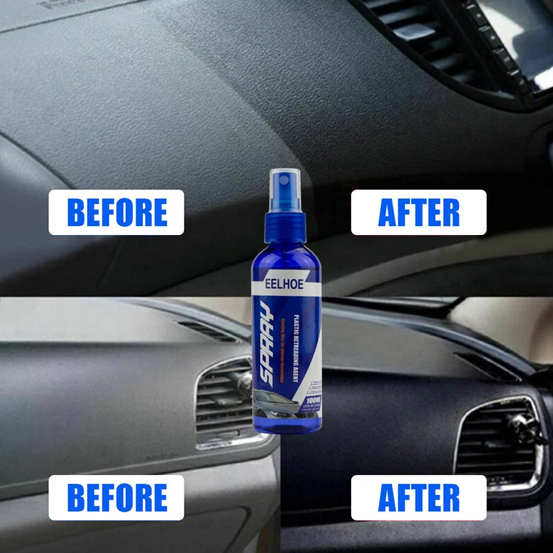 Car Interior Plastic Retreading Agent Car Hydrophobic Polish Nano Coating Spray Scratch Repair Cleaning Agent car buffing