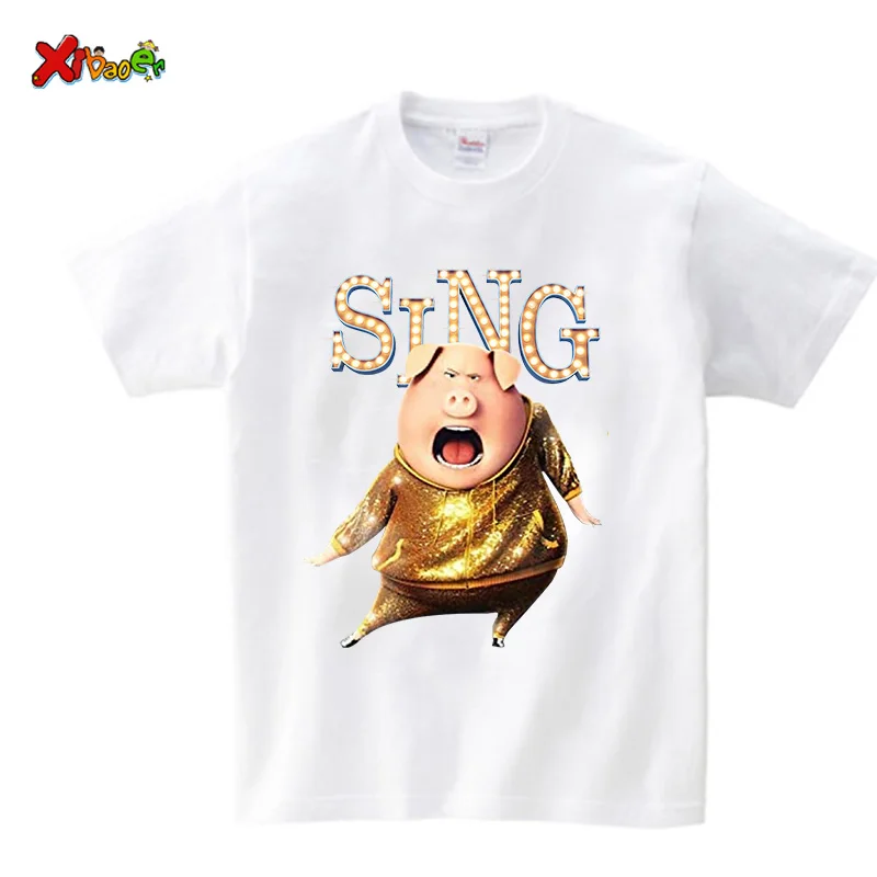Family Matching Outfits Sing Family Shirt Movie Cosplay Shirt Family Outfit Funny Party Shirts Sing Kids and Adults T Shirt Tees - 4