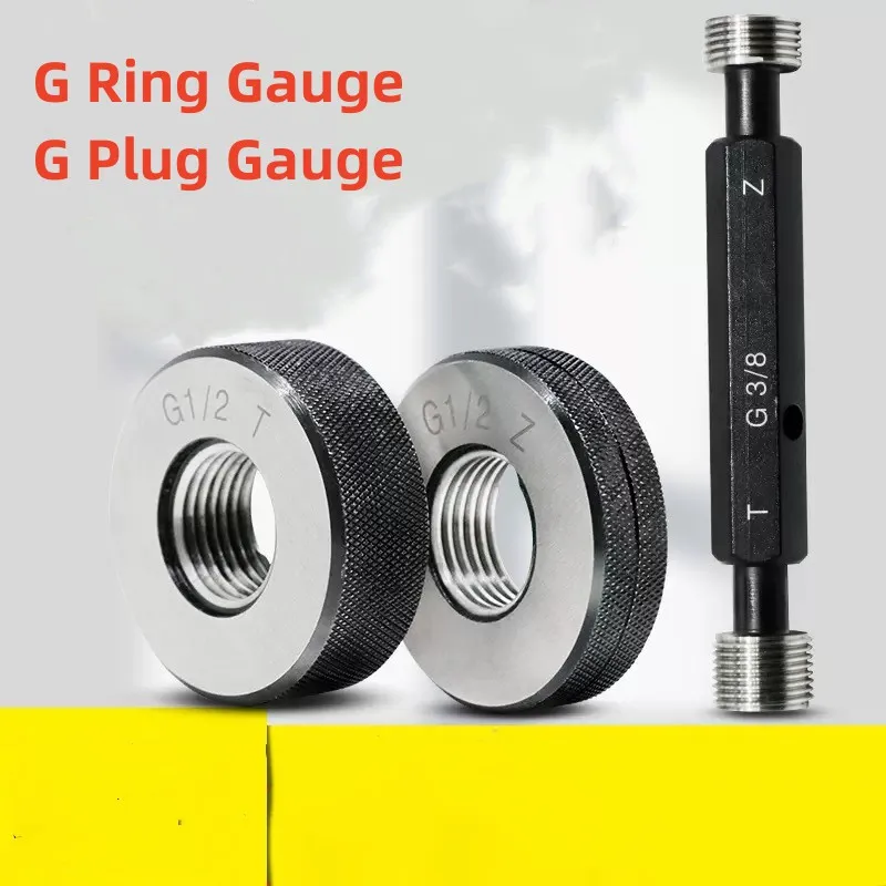 

1pcs Taper Pipe Thread Plug Gauge / Thread Ring Gauge Measure Tool G1/8 G1/4 G3/8 5/8 1/2 3/4