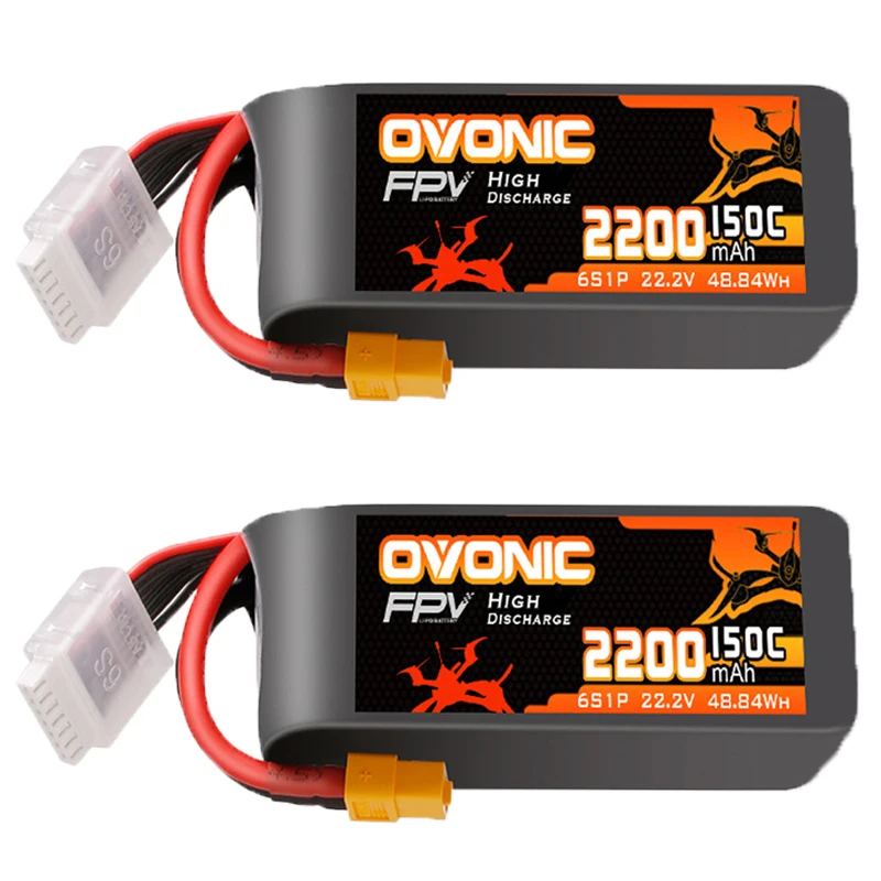 Lot de 1 à 4 Batteries LiPo RC 11.1V 2200mAh 25C pour Drone Voiture