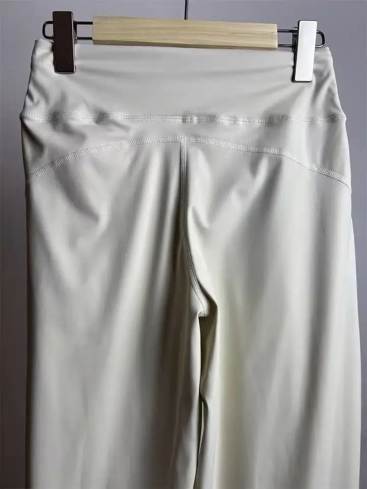 Women's Loose-Fit Sports Pants with Pockets, Straight-Leg High-Waist Athletic Fitness Pants, Yoga Pants, Pilates Trousers