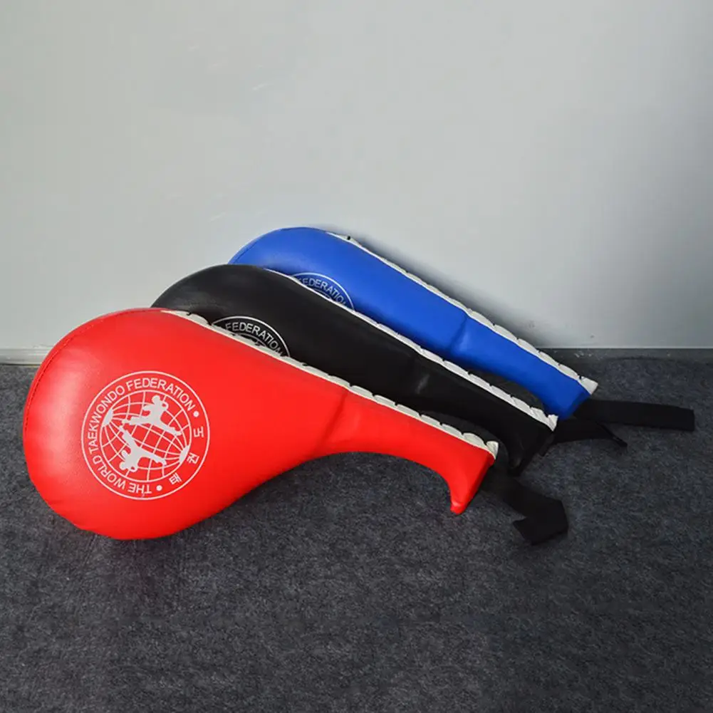 Boxing Target Ergonomic Kick Resistant Kick Pad Target Shock-Absorbing Faux Leather Taekwondo Foot Loud