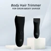 Men's Electric Groin Hair Trimmer Pubic Hair Removal Intimate Areas Body Grooming Clipper Epilator Rechargeable Shaver Razor 5