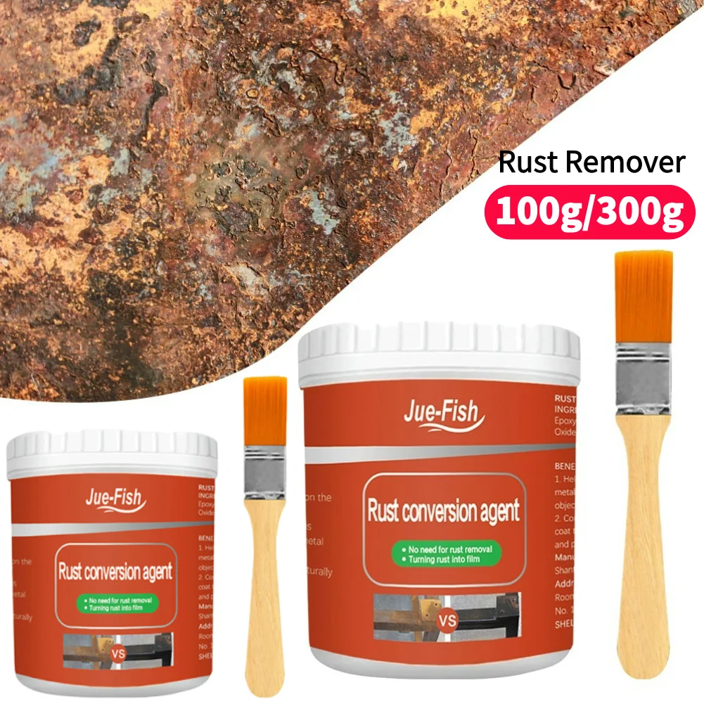 100/300g Metal Rust Remover Rust Conversion Agent Multi Purpose Renovator Anti-corrosion Car Coating Primer Inhibitor