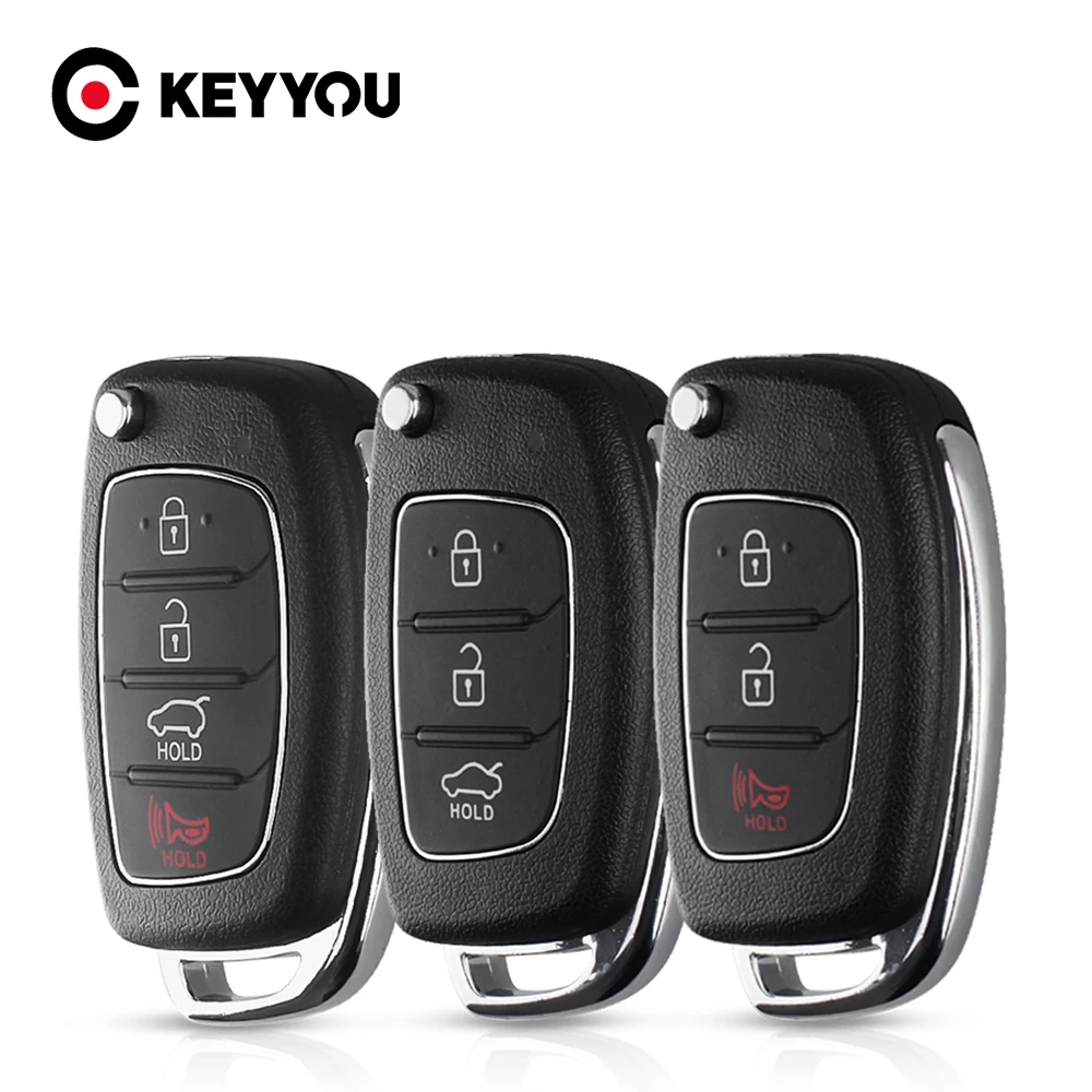 EllYECU-Clé de voiture télécommandée à rabat, porte-clés de remplacement, 3  boutons, 2008 MHz, puce 4D60 ID46, compatible avec Hyundai Feat 35, 20 I30  I20, 2014-433 - AliExpress