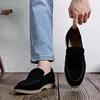 Men's Casual Shoes Cow Suede Genuine Leather Men Classic British Style Loafers Moccasins Mens Light Comfortable Driving Flats 4