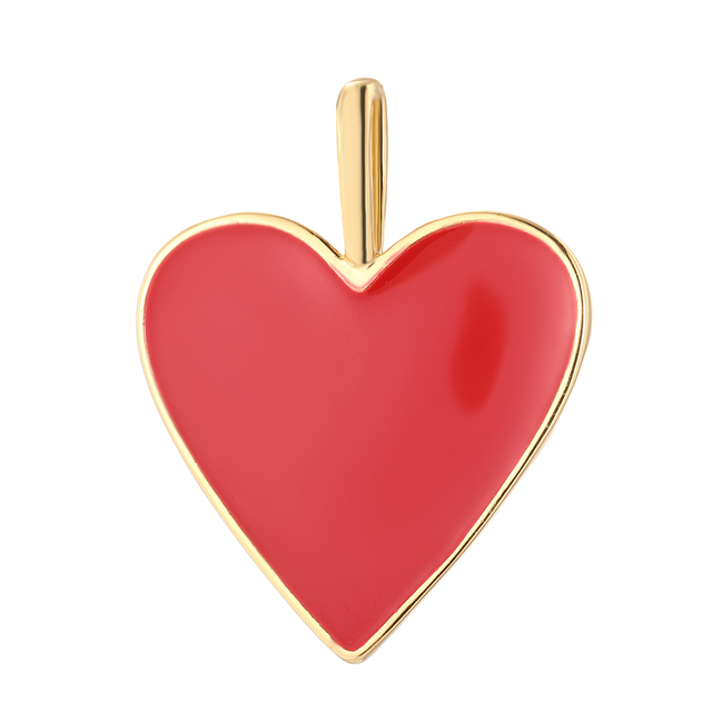 Heart Cute Charm for Jewelry Making Supplies Gold Boho Accessories Diy Pendant Necklace Bracelet Earring Charm Dangles