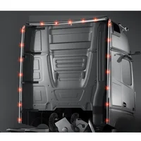 Decoration Back Lamp Bar LED Side Lights for Tamiya 1/14 RC Truck Benz Actros 56335 56348 Tractor Trailer Degree DIY Parts 1