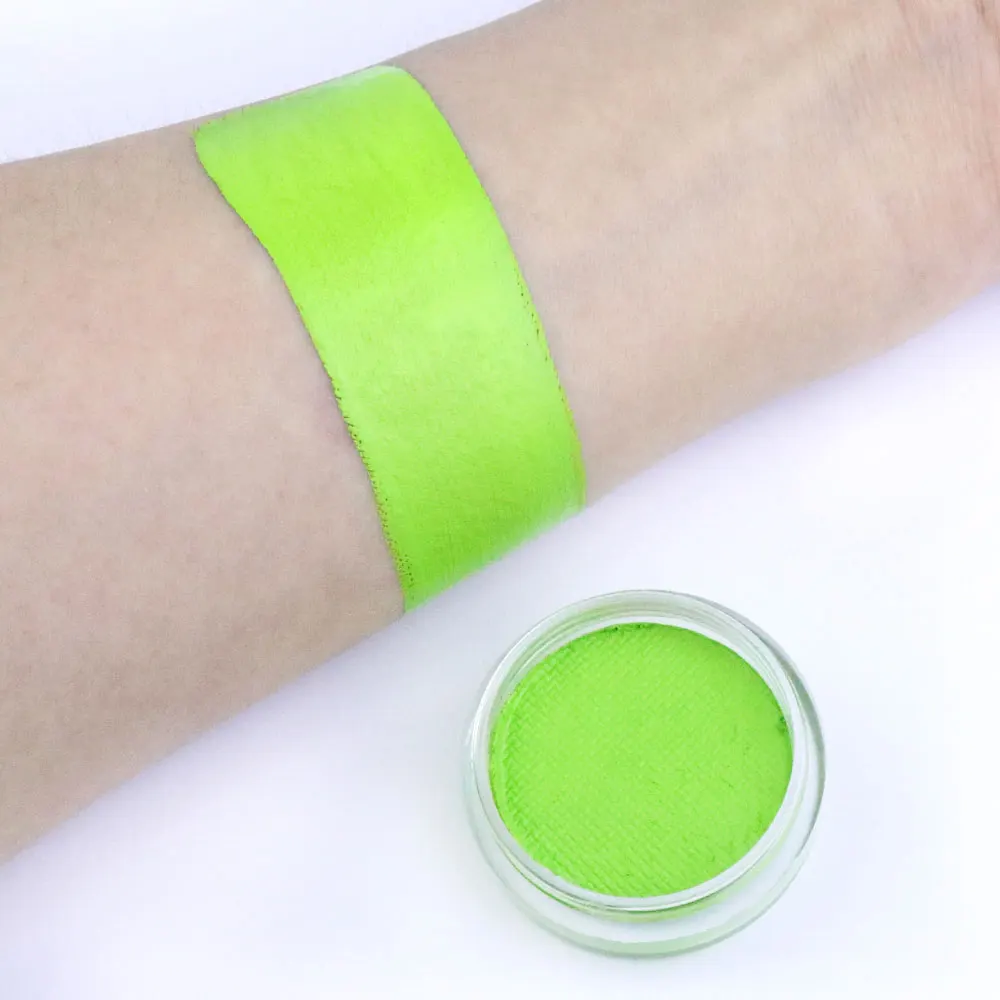 2023 New 30g/pc Green Water Based Face And Body Paint Non-toxic Professional Makeup Pigment For Halloween Costume 3