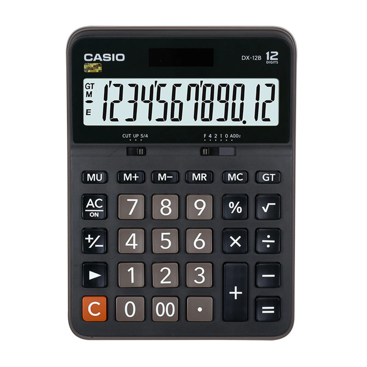 Casio Dual Power 12-Digit Desktop Calculator