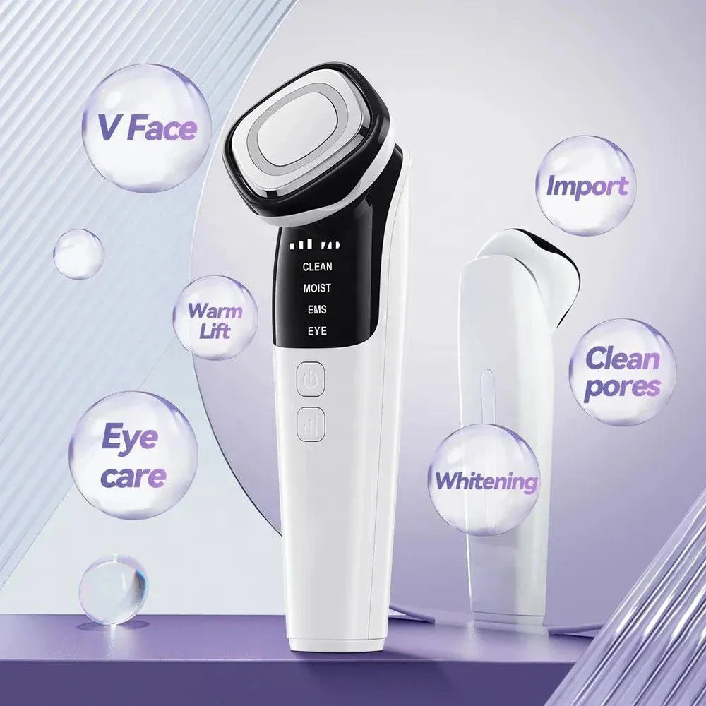 EMS Facial Massager for Lifting and Anti-Aging with Deep Cleaning and Skincare Benefits
