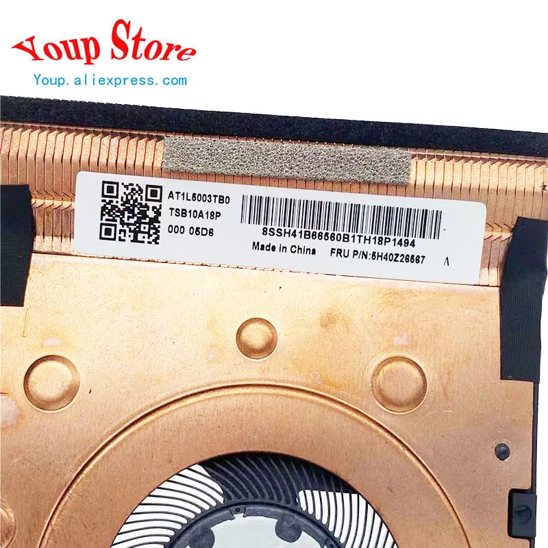 Original para Lenovo Thinkpad T14s T490s Portátil Integrado Gráficos Cpu Cooler Ventilador de Refrigeração 5h40z26567 5h40y23330 5h40y23332 Novo - Imagem 3