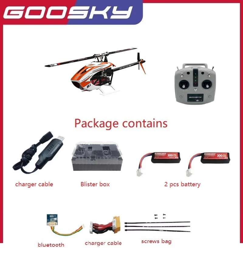 Hélicoptère RC RTF/BNF 2B - Mode 1 & 2, 215-275€