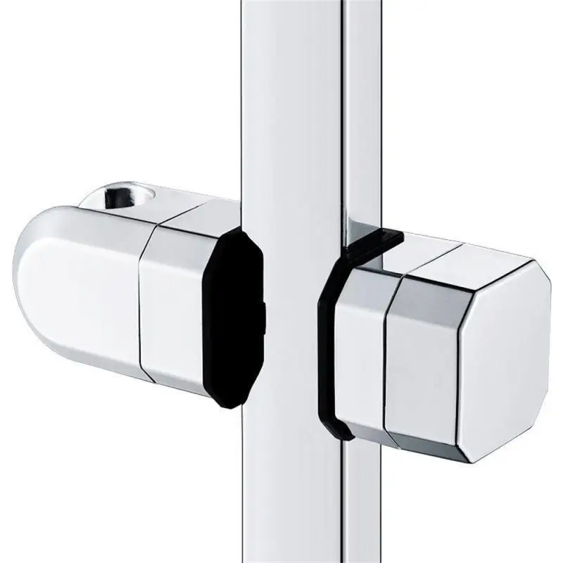 

Матовые черные аксессуары для ванной комнаты универсальные 18 ~ 25 мм ABS пластиковые направляющие для душа регулируемые рельсы