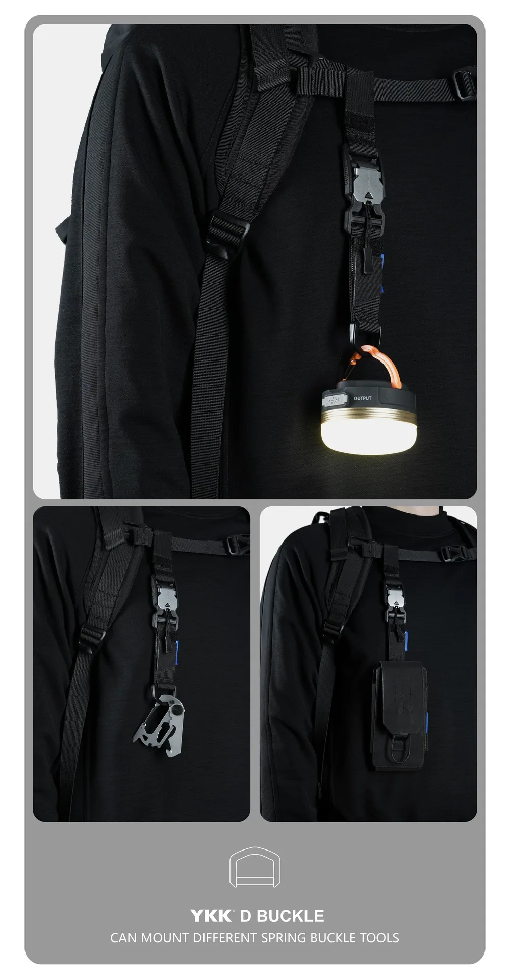 Reindee Lusion multi functional combination fidlock quick release accessory techwear