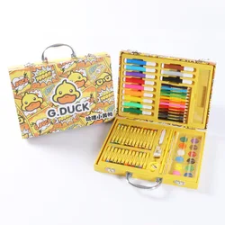 Ensemble de peinture artistique avec pinceaux et crayons, 67 pièces, fournitures scolaires pour enfants, stylo aquarelle, kit de dessin professionnel, ensemble cadeau pour enfants, nouvelle collection 