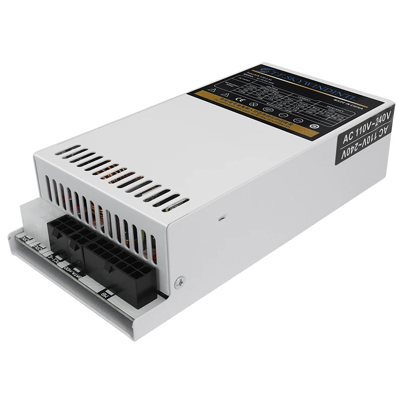 600W 전원 공급 가득 차있는 단위 1U FLEX ATX 이중 CPU 24PIN 연결관 PC 전원 공급 ITX 소형 샤시스 게임 데스크톱을 위해 적합합니다