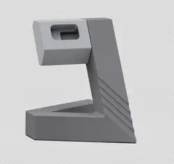 Sleek Magnetic Charging Stand with Wireless Functionality and Easy Install (Grey)