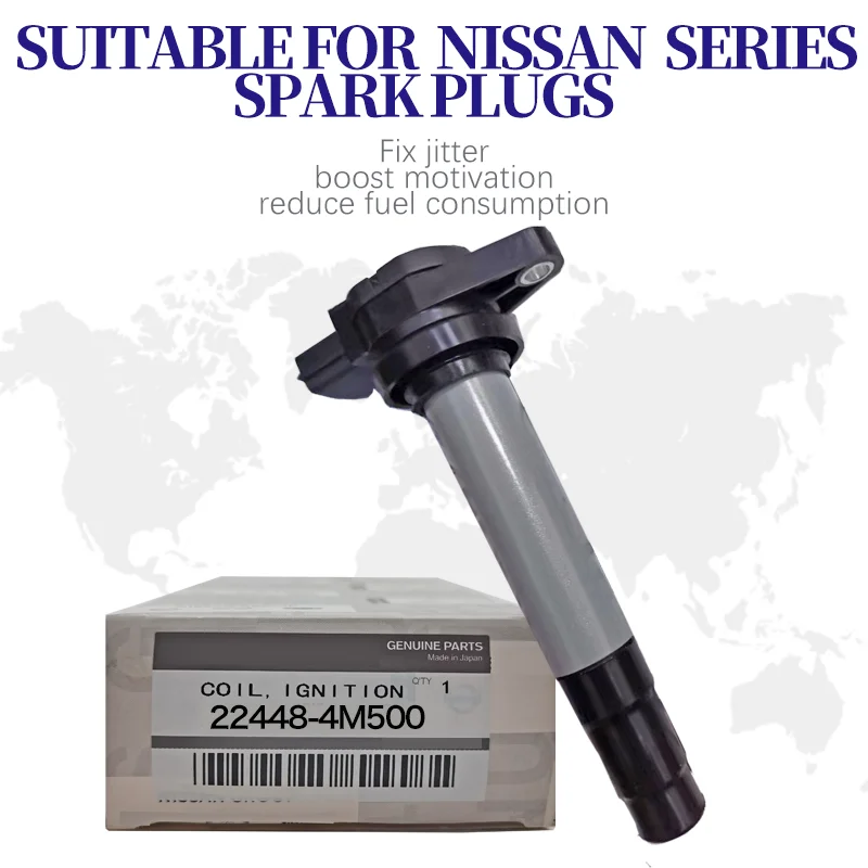 Ignition Coil For Nissan Sentra Primera Almera II Sentra 1.5L 1.6L 1.8L 22448-4M50A 22448-4M500 ignition coil igniter,car ignition parts,ignition device