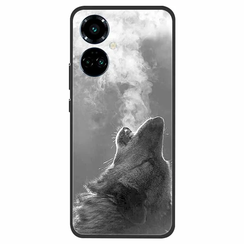 Tecno Camon 19 Shockproof Soft Silicone TPU Back Cover - Cute Design