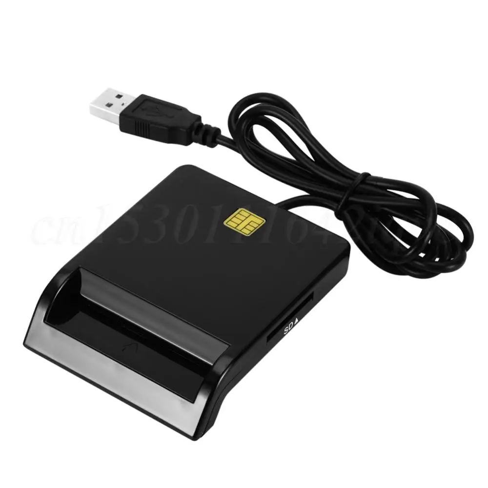 USB SIM 스마트 카드 리더, 은행 카드 IC/ID EMV SD TF MMC 카드 리더, USB-CCID CAC 카드 리더 어댑터, Win 7 8 10 LinuxOS용