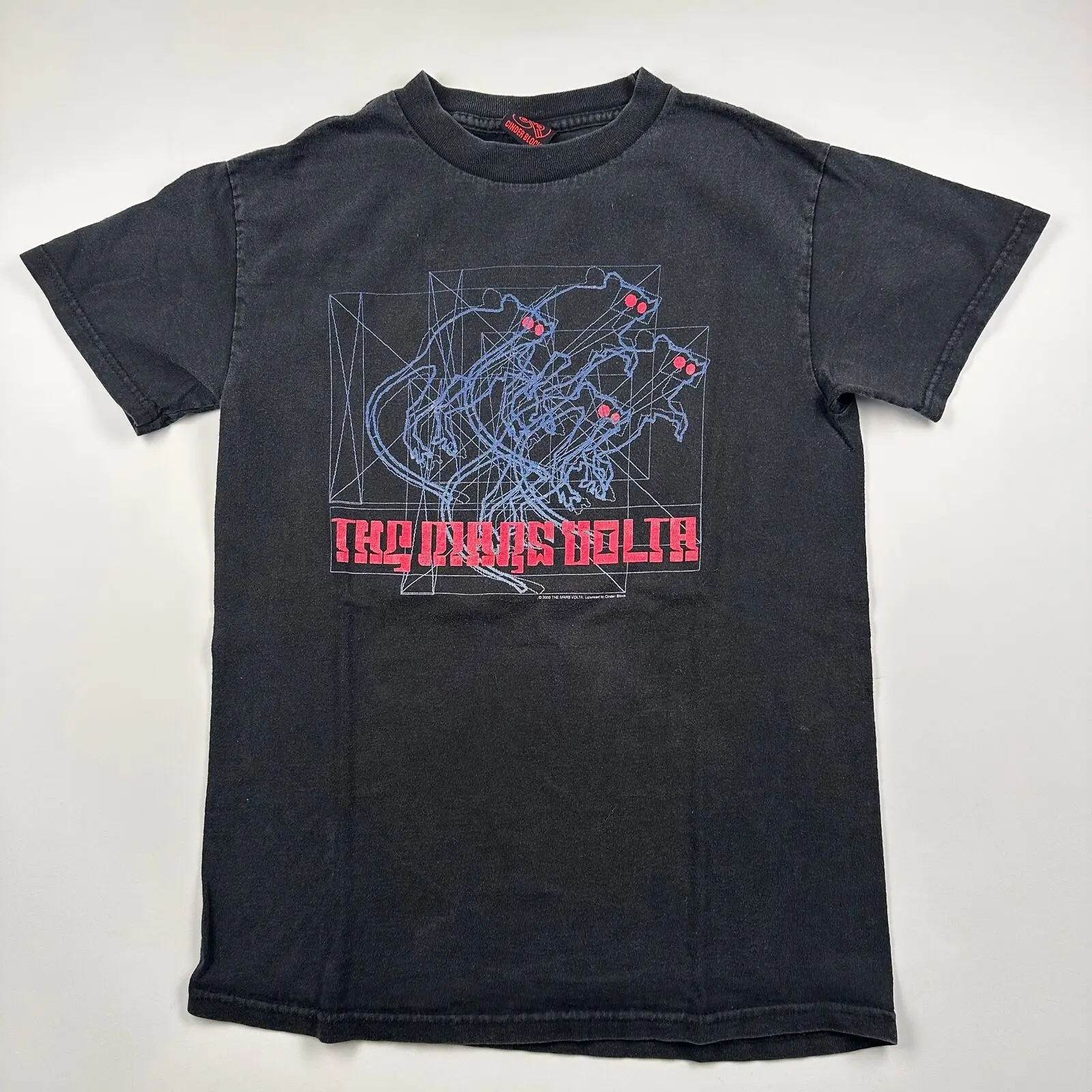 Vintage 2003 The Mars Volta T Shirt Piccola Manica Lunga O Corta