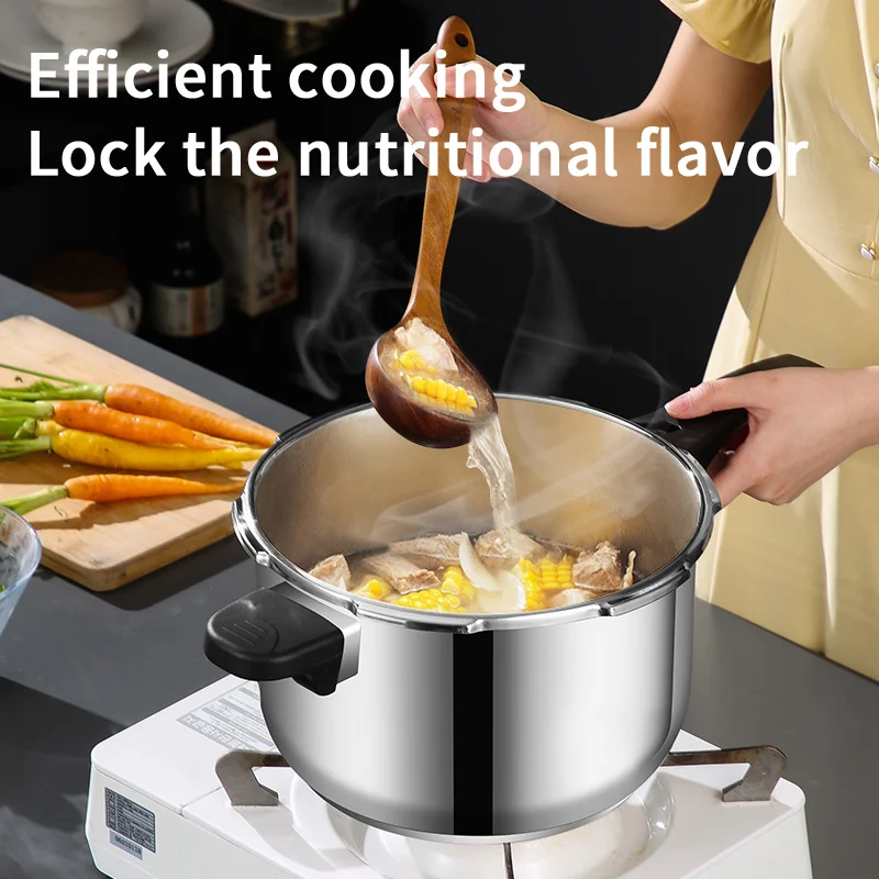 220V 4L Kitchen Gas Pressure Cooker 80KPa High Pressure Cooker Rice Energy-saving Safety Protection Quick Cooking Machine