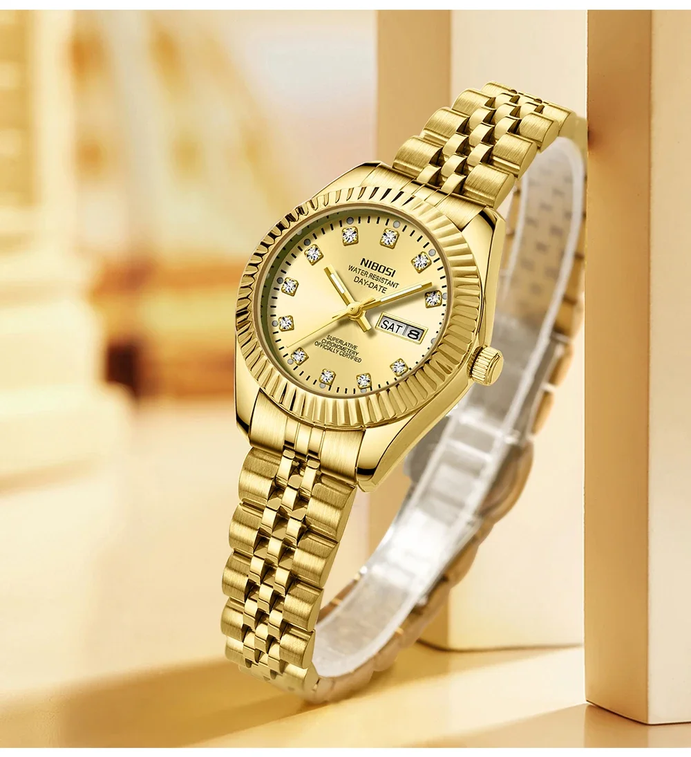 Orologio NIBOSI dettaglio materiali premium