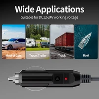 For Starlink Mini Power Cable Direct to Cigarette 12V-24V Adapter Car Cigarette Lighter DC Male Plug Car Cigarette Lighter Cable 2