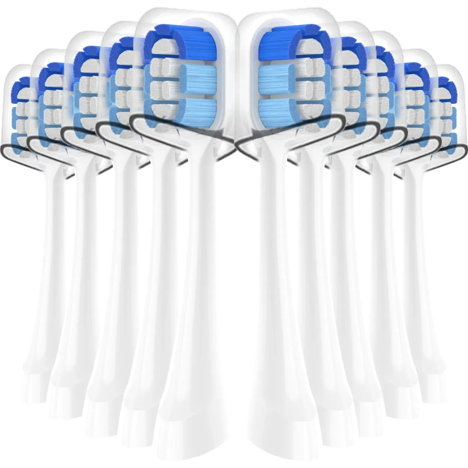 Paquete de cabezales de repuesto para cepillo de dientes Oral-B Clic, compatibles con Oral-B, Ultimate Clean, 10 unidades
