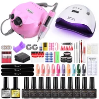 Manicure Set with LED Nail Dryer Nail Set Electric Nail Drill Kit Nail Gel Polish Kit Tools Set For Nail Art Beginner 1