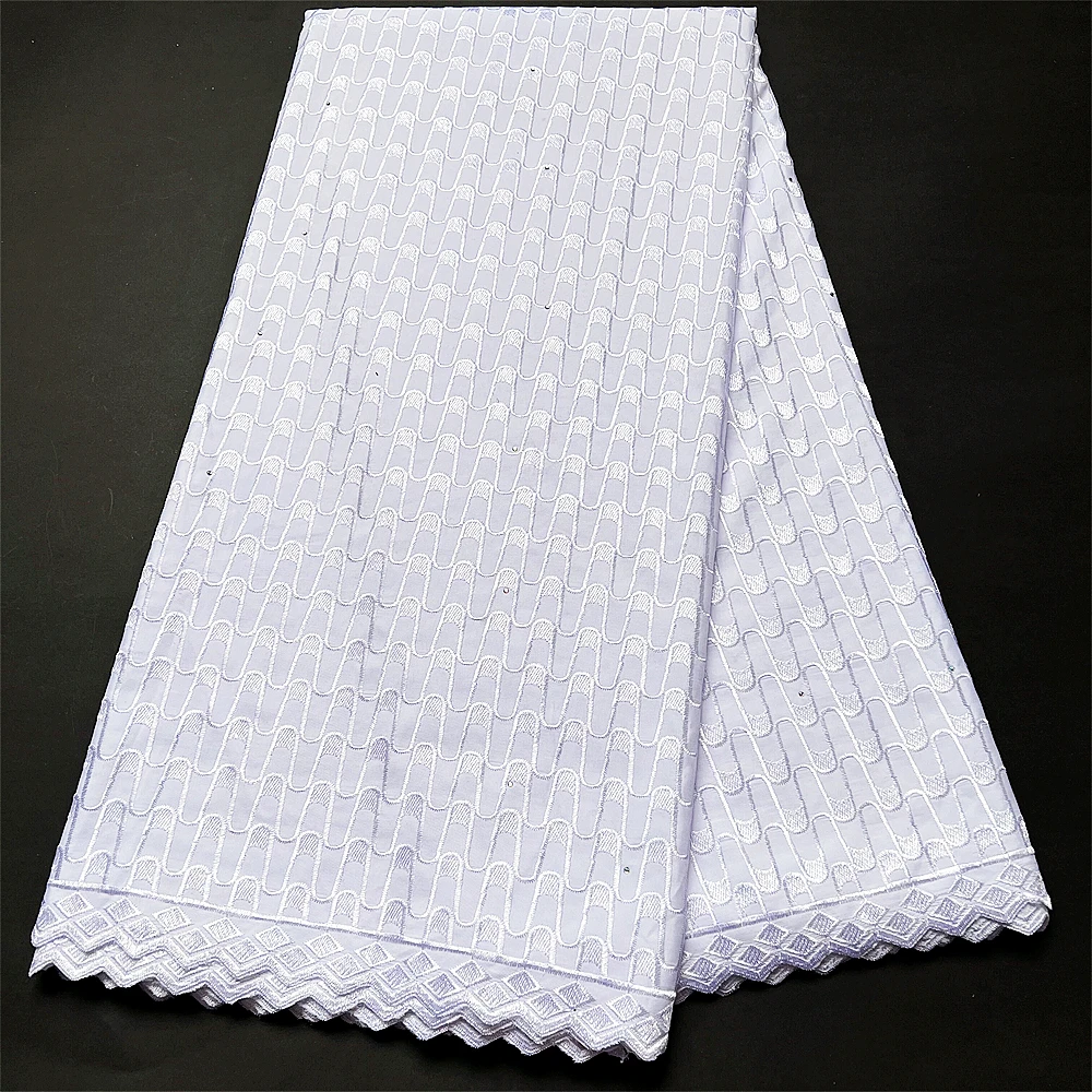 Hot Selling Nigerian Cotton Polish Fabric For Men High Quality Swiss