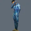 Fashion Men's Sexy Wear Luxury Full Rhinestone Jumpsuit Spandex Bodycon Party Nightclub DJ Stage Performance Muscular Man Juren 3