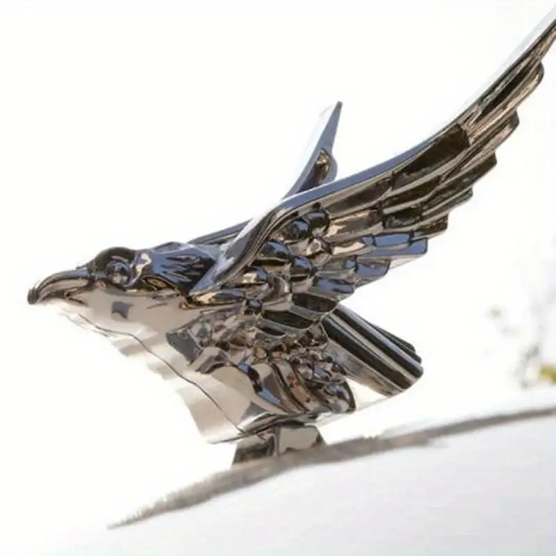 외부 장식 자동차 보닛 전면 후드 독수리 장식 배지 자동 전면 커버 3D 독수리 엠블럼 자동차 수정 액세서리