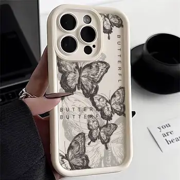 Retro Butterfly Silicone Phone Case 1