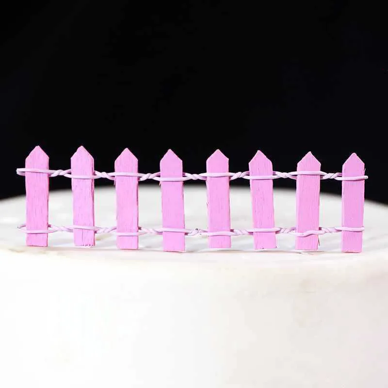 ตัวเลือกสินค้า รั้วไม้ Palisade Miniature Fairy Garden บ้านตกแต่งบ้าน Mini Craft Micro ภูมิทัศน์ตกแต่ง DIY อุปกรณ์เสริม