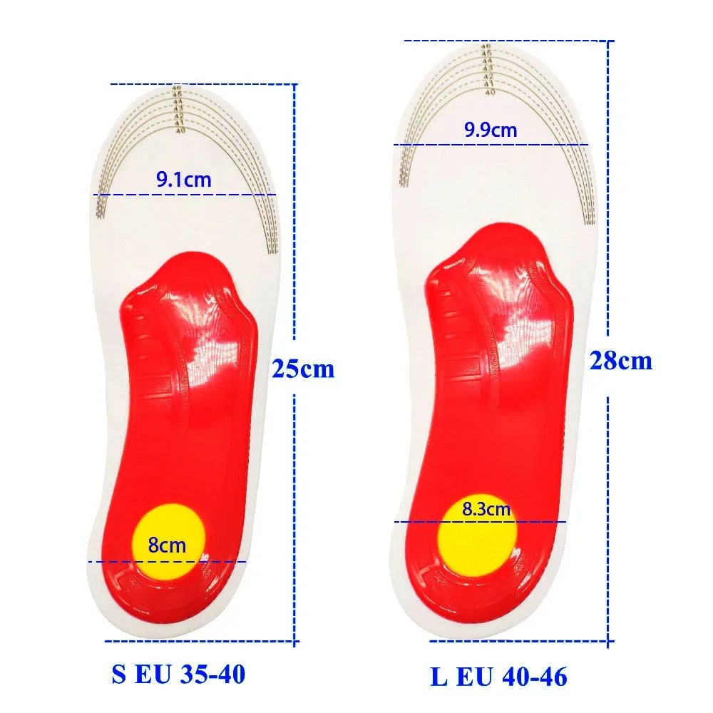 Orthopedic Insoles, 1pair Arch Flatfoot Ease Pressure Breathable Running Cushion, Cuttable Shoe Accessories