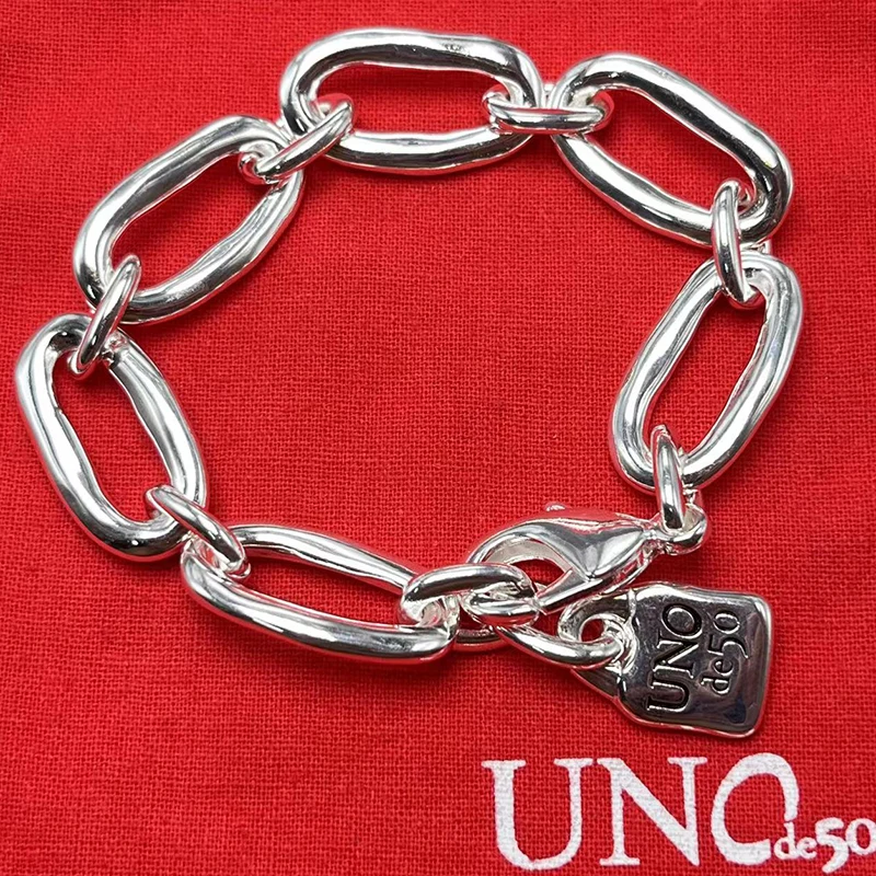 

2023 New UNOde50 Popular in Europe and America, Creative Simple and Exquisite Bracelet, Women's Romantic Jewelry Gift Bag