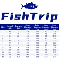 FishTrip Fishing Split Rings 30~200Pack Stainless Steel Heavy Duty Saltwater Lure Hook Fishing Connector Terminal Tackle 2