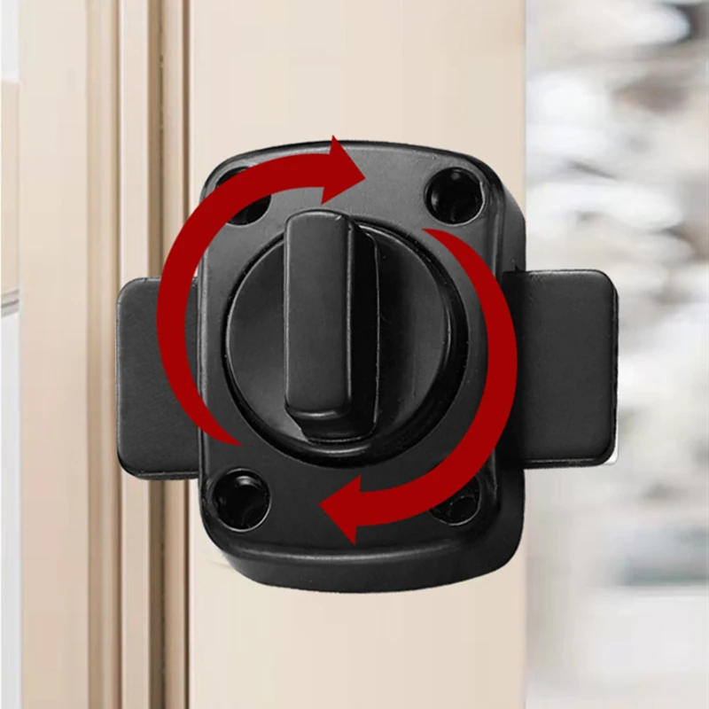 KK&FING Zinc Alloy Left And Right Latch Door Buckle Push-pull Door Thickened Bolt lock Buckle Latch door latch