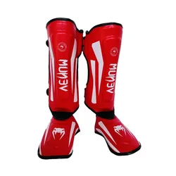 Thai Boxing Sanda Leg Guards  Path Protection Free Fighting Taek wondo Knee Guard Body Guard Foot Back Adult Children Boxing