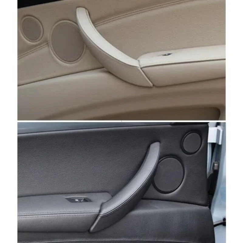 BMW X5 X6 E70 E71 E72 2007-2013용 실내 좌우 조수석 도어 손잡이 내부 커버 패널 트림 교체