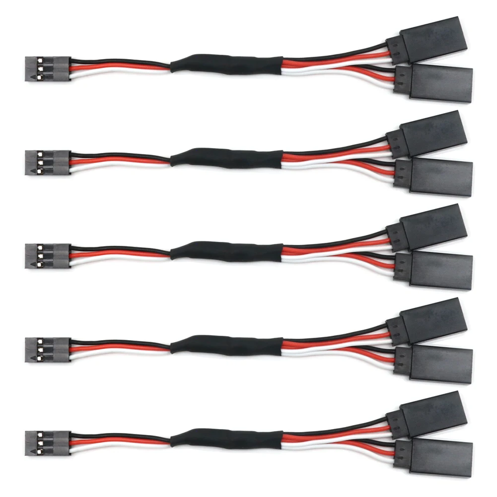 Fils de Servo RC 100-500mm pour Voiture Avion Hélicoptère - Lot de 5