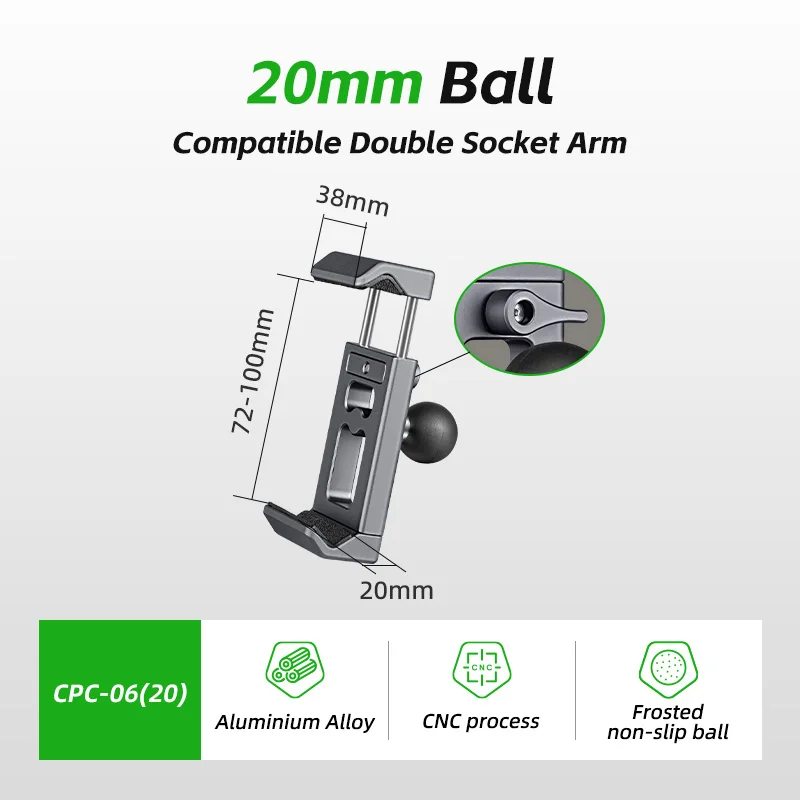 FANAUE-حامل هاتف محمول للدراجة ، منظر ، عالمي ، سب...