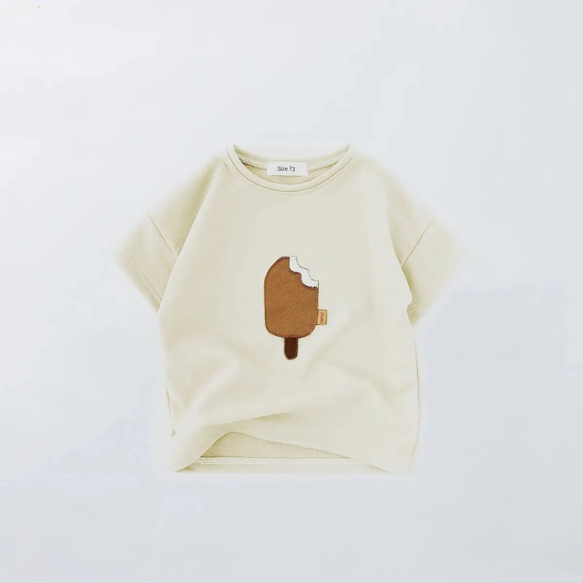 Summer Infant Kids T-Shirts Patch Rainbow Cotton Boys Girls Children Outfits Top Clothes For Toddler Baby Tees