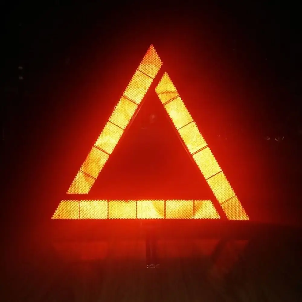 Car Emergency Breakdown Warning Triangle Red Reflective Safety Car Reflect