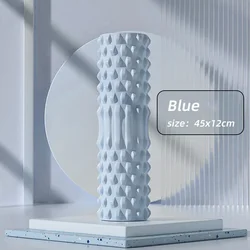 High-Density Foam Roller for Muscle Massage and Pain Relief (Blue)